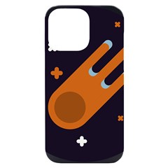 Meteor-meteorite-space-comet Iphone 14 Pro Max Black Uv Print Case