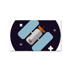 Satellite-machine-space-dark Sticker Rectangular (10 Pack) by Cowasu