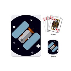 Satellite-machine-space-dark Playing Cards Single Design (mini)