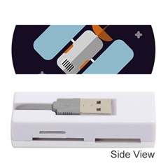 Satellite-machine-space-dark Memory Card Reader (stick) by Cowasu