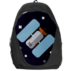 Satellite-machine-space-dark Backpack Bag by Cowasu