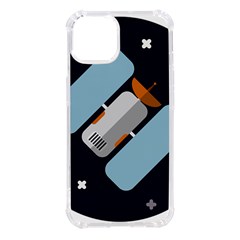 Satellite-machine-space-dark Iphone 14 Tpu Uv Print Case by Cowasu