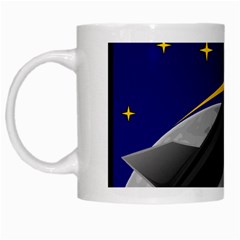 Science-fiction-sci-fi-sci-fi-logo White Mug by Sarkoni