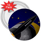 Science-fiction-sci-fi-sci-fi-logo 3  Buttons (10 pack)  Front