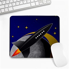 Science-fiction-sci-fi-sci-fi-logo Large Mousepad by Sarkoni