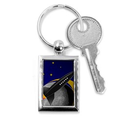 Science-fiction-sci-fi-sci-fi-logo Key Chain (rectangle) by Sarkoni