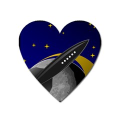 Science-fiction-sci-fi-sci-fi-logo Heart Magnet by Sarkoni