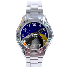 Science-fiction-sci-fi-sci-fi-logo Stainless Steel Analogue Watch by Sarkoni