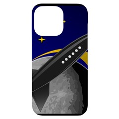 Science-fiction-sci-fi-sci-fi-logo Iphone 14 Pro Max Black Uv Print Case by Sarkoni