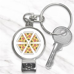 Pizza-slice-food-italian Nail Clippers Key Chain by Sarkoni