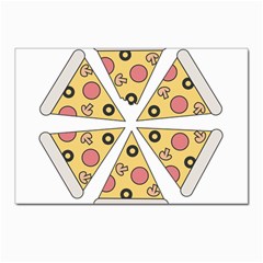 Pizza-slice-food-italian Postcard 4 x 6  (pkg Of 10) by Sarkoni