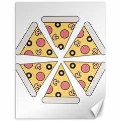 Pizza-slice-food-italian Canvas 12  X 16  by Sarkoni