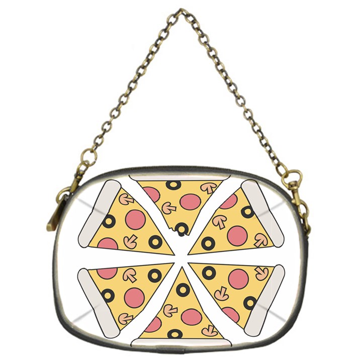 Pizza-slice-food-italian Chain Purse (One Side)