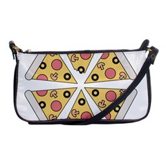 Pizza-slice-food-italian Shoulder Clutch Bag by Sarkoni