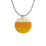 Bubble-beer 1  Button Necklace Front