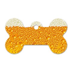 Bubble-beer Dog Tag Bone (two Sides) by Sarkoni