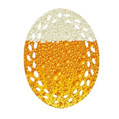 Bubble-beer Oval Filigree Ornament (two Sides)