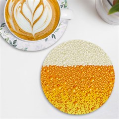 Bubble-beer Uv Print Round Tile Coaster by Sarkoni