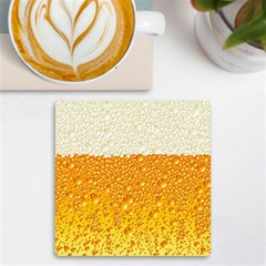 Bubble-beer Uv Print Square Tile Coaster  by Sarkoni