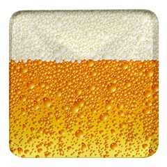 Bubble-beer Square Glass Fridge Magnet (4 Pack)