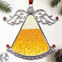 Bubble-beer Metal Angel With Crystal Ornament by Sarkoni