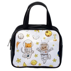 Astronaut-dog-cat-clip-art-kitten Classic Handbag (one Side) by Sarkoni