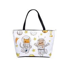 Astronaut-dog-cat-clip-art-kitten Classic Shoulder Handbag by Sarkoni