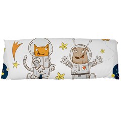 Astronaut-dog-cat-clip-art-kitten Body Pillow Case Dakimakura (two Sides) by Sarkoni