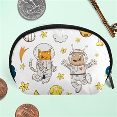 Astronaut-dog-cat-clip-art-kitten Accessory Pouch (large) by Sarkoni