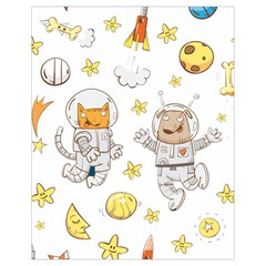 Astronaut-dog-cat-clip-art-kitten Drawstring Bag (small) by Sarkoni