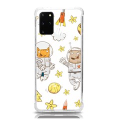 Astronaut-dog-cat-clip-art-kitten Samsung Galaxy S20plus 6 7 Inch Tpu Uv Case by Sarkoni