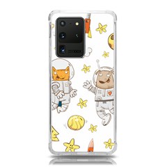 Astronaut-dog-cat-clip-art-kitten Samsung Galaxy S20 Ultra 6 9 Inch Tpu Uv Case by Sarkoni