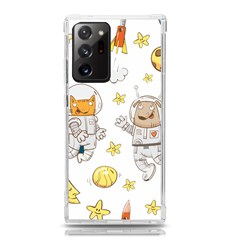 Astronaut-dog-cat-clip-art-kitten Samsung Galaxy Note 20 Ultra Tpu Uv Case by Sarkoni