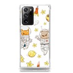 Astronaut-dog-cat-clip-art-kitten Samsung Galaxy Note 20 Ultra TPU UV Case Front