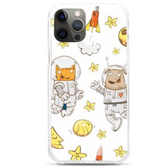 Astronaut-dog-cat-clip-art-kitten Iphone 12 Pro Max Tpu Uv Print Case by Sarkoni