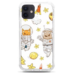 Astronaut-dog-cat-clip-art-kitten Iphone 12 Mini Tpu Uv Print Case	 by Sarkoni