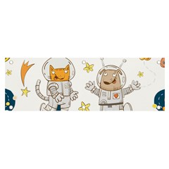 Astronaut-dog-cat-clip-art-kitten Banner And Sign 6  X 2  by Sarkoni