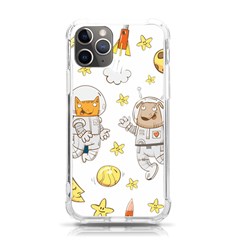 Astronaut-dog-cat-clip-art-kitten Iphone 11 Pro 5 8 Inch Tpu Uv Print Case by Sarkoni