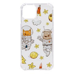 Astronaut-dog-cat-clip-art-kitten Iphone 14 Tpu Uv Print Case by Sarkoni