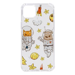 Astronaut-dog-cat-clip-art-kitten Iphone 14 Plus Tpu Uv Print Case by Sarkoni