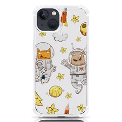 Astronaut-dog-cat-clip-art-kitten Iphone 13 Tpu Uv Print Case by Sarkoni