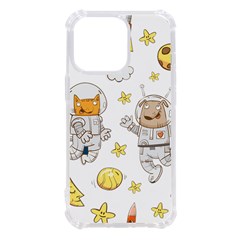 Astronaut-dog-cat-clip-art-kitten Iphone 13 Pro Tpu Uv Print Case