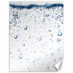 Blue Oxygen-bubbles-in-the-water Canvas 12  X 16  by Sarkoni