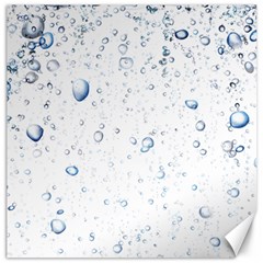 Blue Oxygen-bubbles-in-the-water Canvas 20  X 20  by Sarkoni