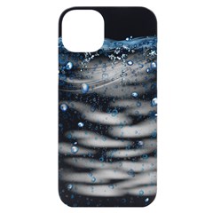 Blue Oxygen-bubbles-in-the-water Iphone 14 Plus Black Uv Print Case by Sarkoni