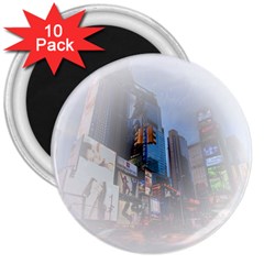 New York City 3  Magnets (10 Pack)  by Sarkoni