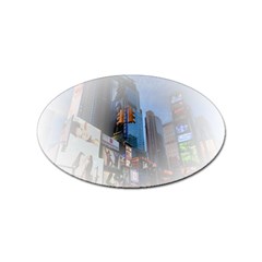 New York City Sticker (oval) by Sarkoni