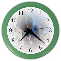 New York City Color Wall Clock by Sarkoni