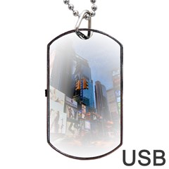 New York City Dog Tag Usb Flash (two Sides) by Sarkoni