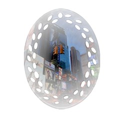 New York City Ornament (oval Filigree) by Sarkoni